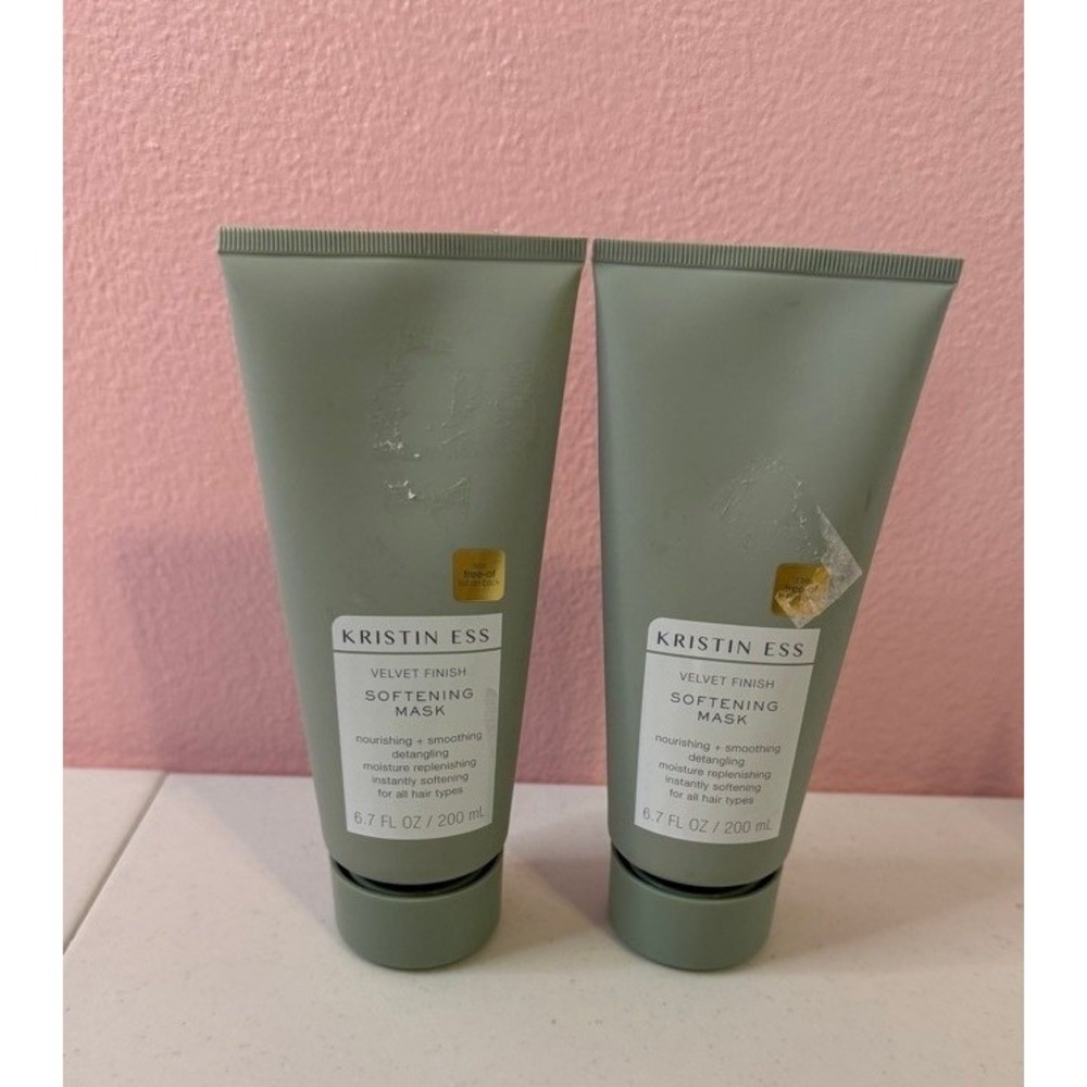 2x- Kristin Ess Velvet Finish Softening Mask 6.7oz Nourishing Hair Treatment